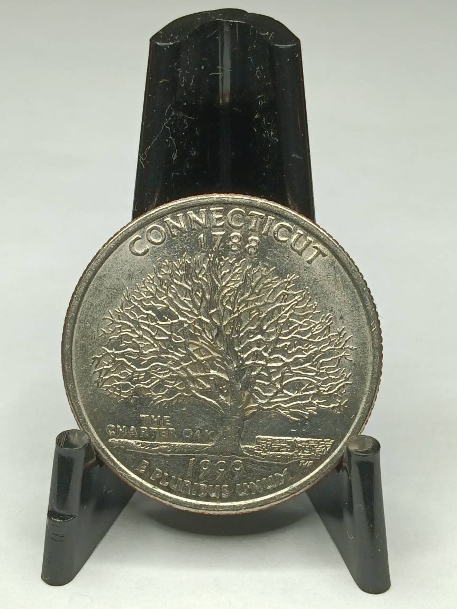 Grease Strike Through Error 1999D Connecticut State Quarter Etsy