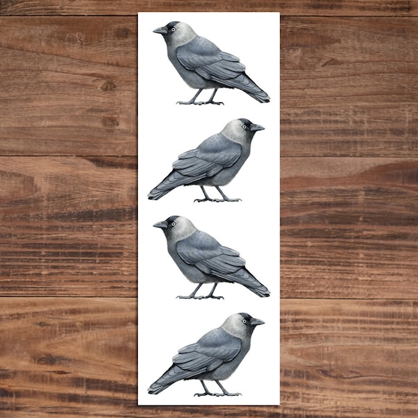 Zakładka Jackdaw - Zakładka Crow - Prezent dla ptaka