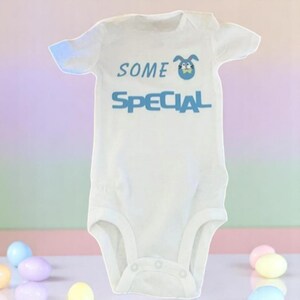 Some Bunny Special Bodysuit, Infant Baby Onesie, Easter Rabbit Outfit, Easter Baby Gift, Cute Easter Onesie