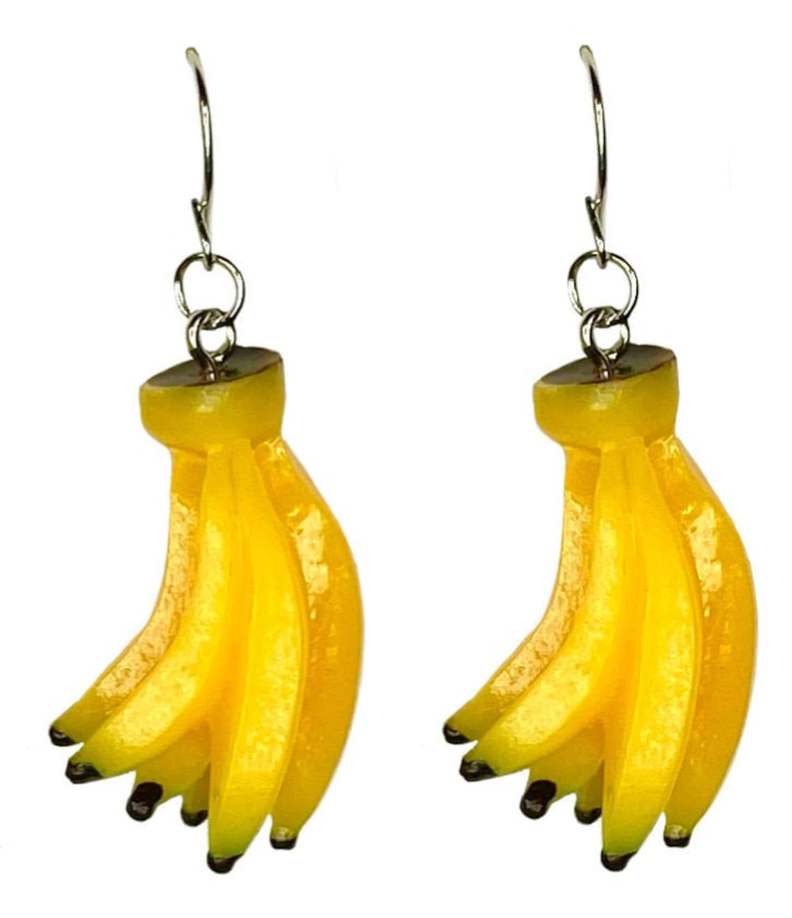 Banana Earrings Earrings Dangle Earrings Cute Quirky Etsy