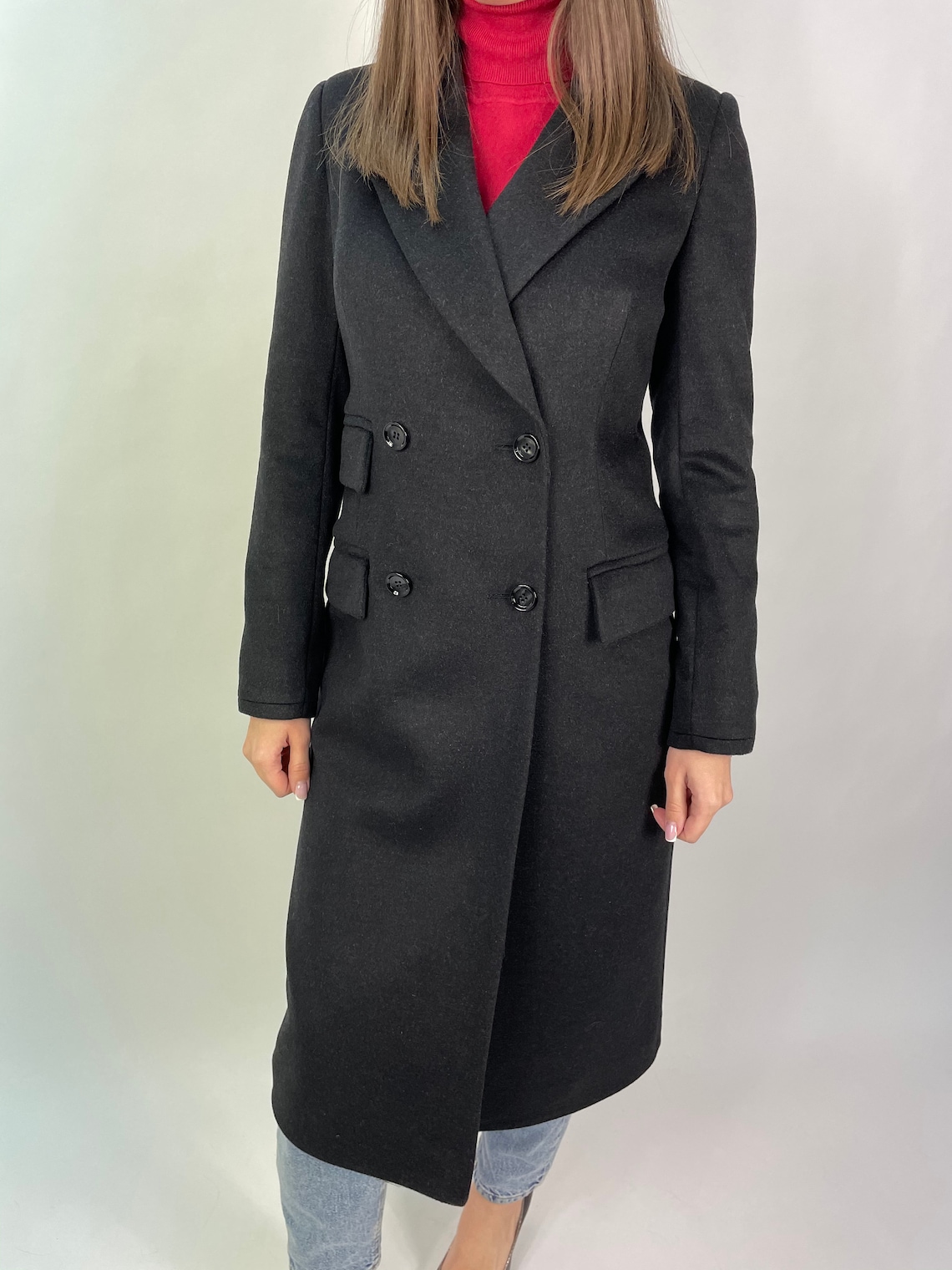 Cashmere LORO PIANA coat / size M | Etsy
