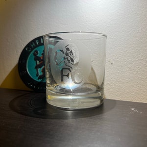 Chelsea FC Custom Coaster and Glass