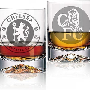 Chelsea FC Custom Glass