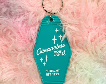 Control Oceanview Motel & Casino Keychain Motel Key