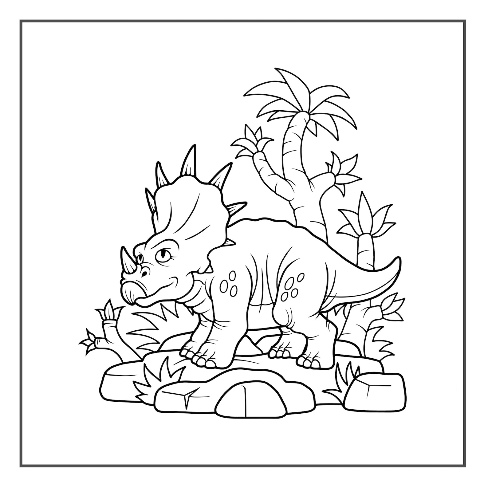 20 Printable Dinosaur Coloring Pages | Etsy
