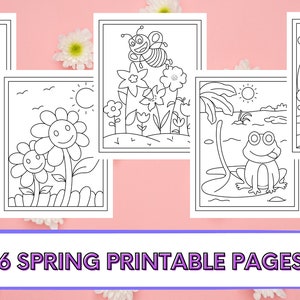16 Printable Spring Coloring Pages