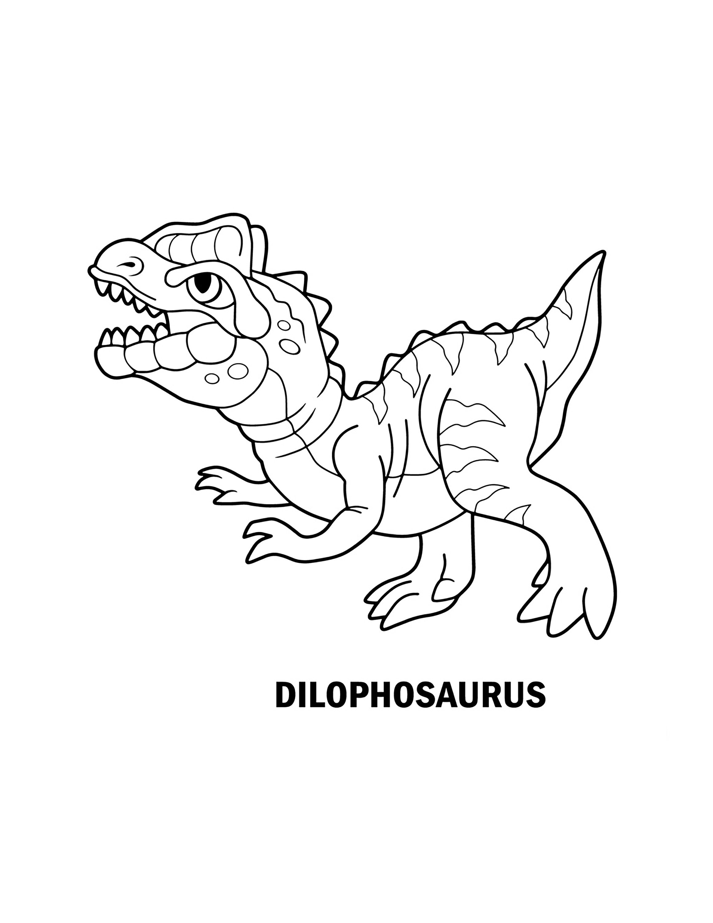 24 Ausmalbilder Dinosaurier mit Namen - Etsy.de