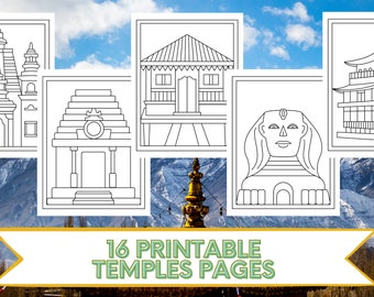 16 Printable Temple Coloring Pages