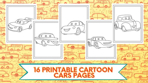 Disney cars coloring 2025