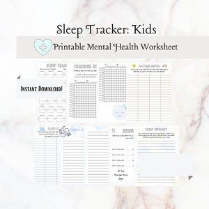 Rastreador de sueño para niños (tabla de sueño mensual)