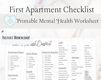 First Apartment Checklist (Extensive)