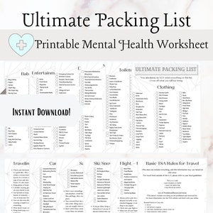 Ultimate Packing Checklist (Extensive)