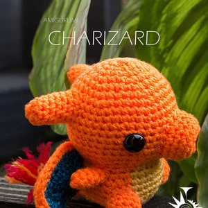 Amigurumi Charizard Crochet PATTERN image 1