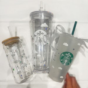 HOT Starbucks Simple Tumbler Cup Venti Clear Double Wall Acrylic Cold Cups  Gifts