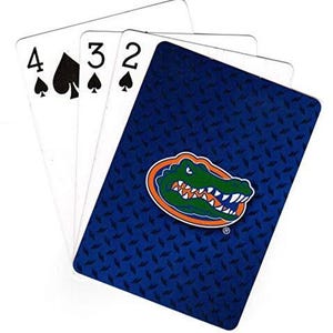 Florida Gators Diamantplatte Spielkarten,