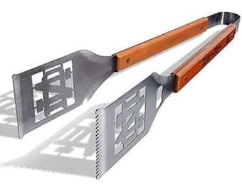 Pinzas para barbacoa de acero inoxidable NCAA Notre Dame Fighting Irish Grill-A-Tong