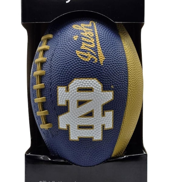 NCAA Junior Size Rubber Football (Notre Dame Fighting Irish)