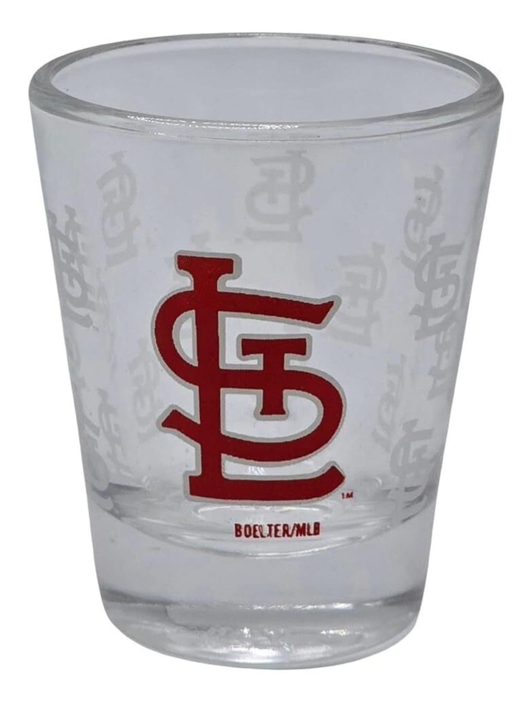 MLB Satin Etch Shot Glass 2oz, Full 360 Wrap Design (st Louis Cardinals ...