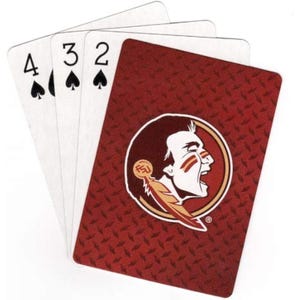 Florida State Seminolen Diamantplatte Spielkarten