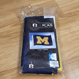 Michigan Wolverines NCAA 3&#39; X 5&#39; Banner Flag Indoor Outdoor Garden House