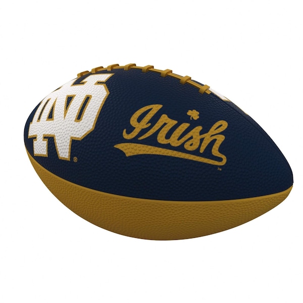 NCAA Notre Dame Fighting Irish Combo Logo Junior-Size Rubber Football