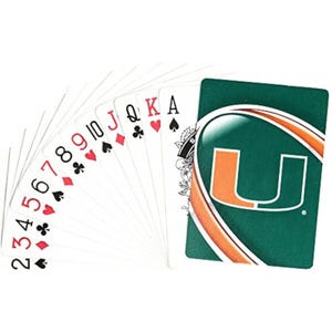 Miami Hurricanes Vortex ECAA 52 Kartenspiel