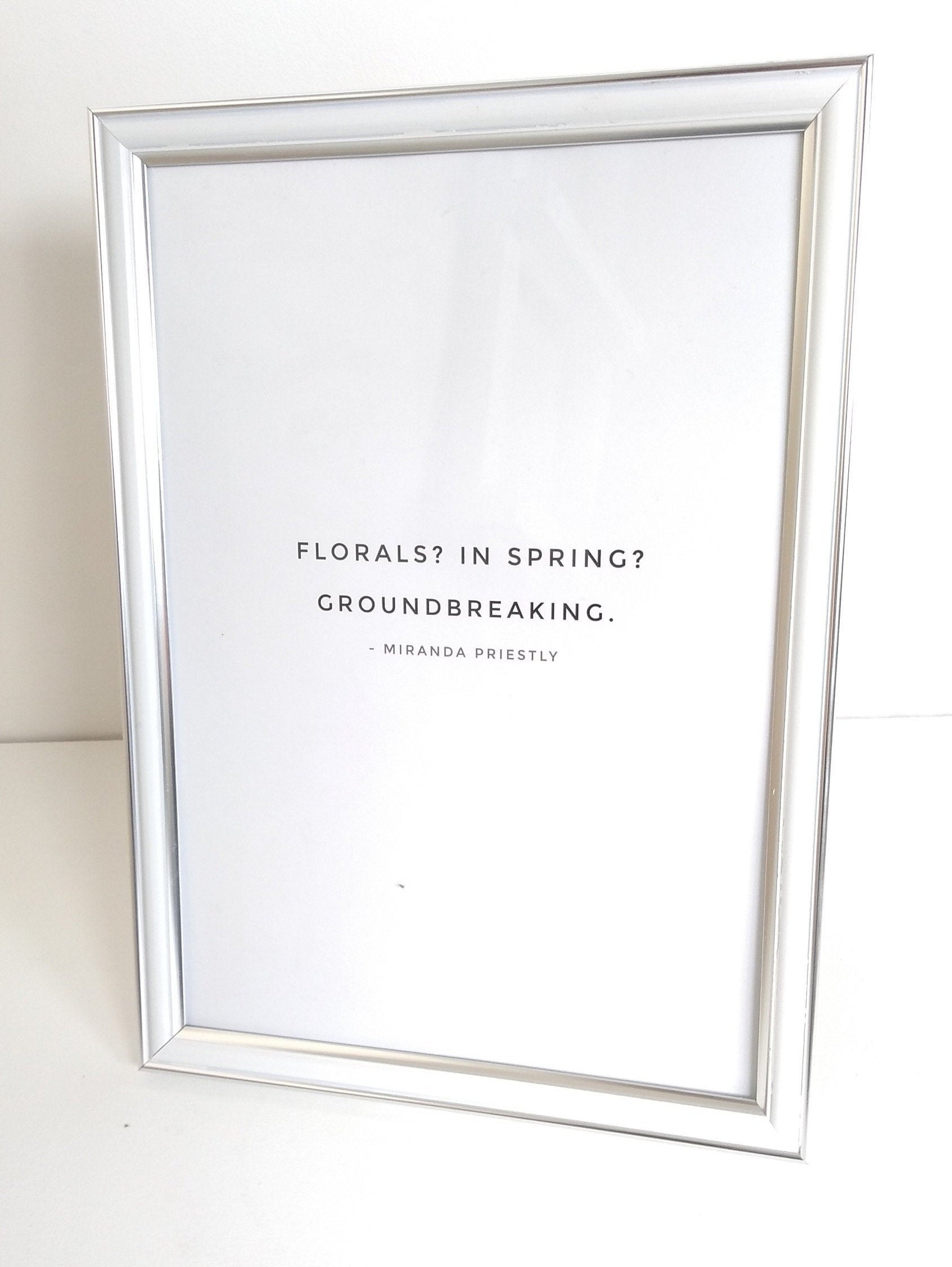 Devil Wears Prada Print Florals In Spring Groundbreaking Etsy