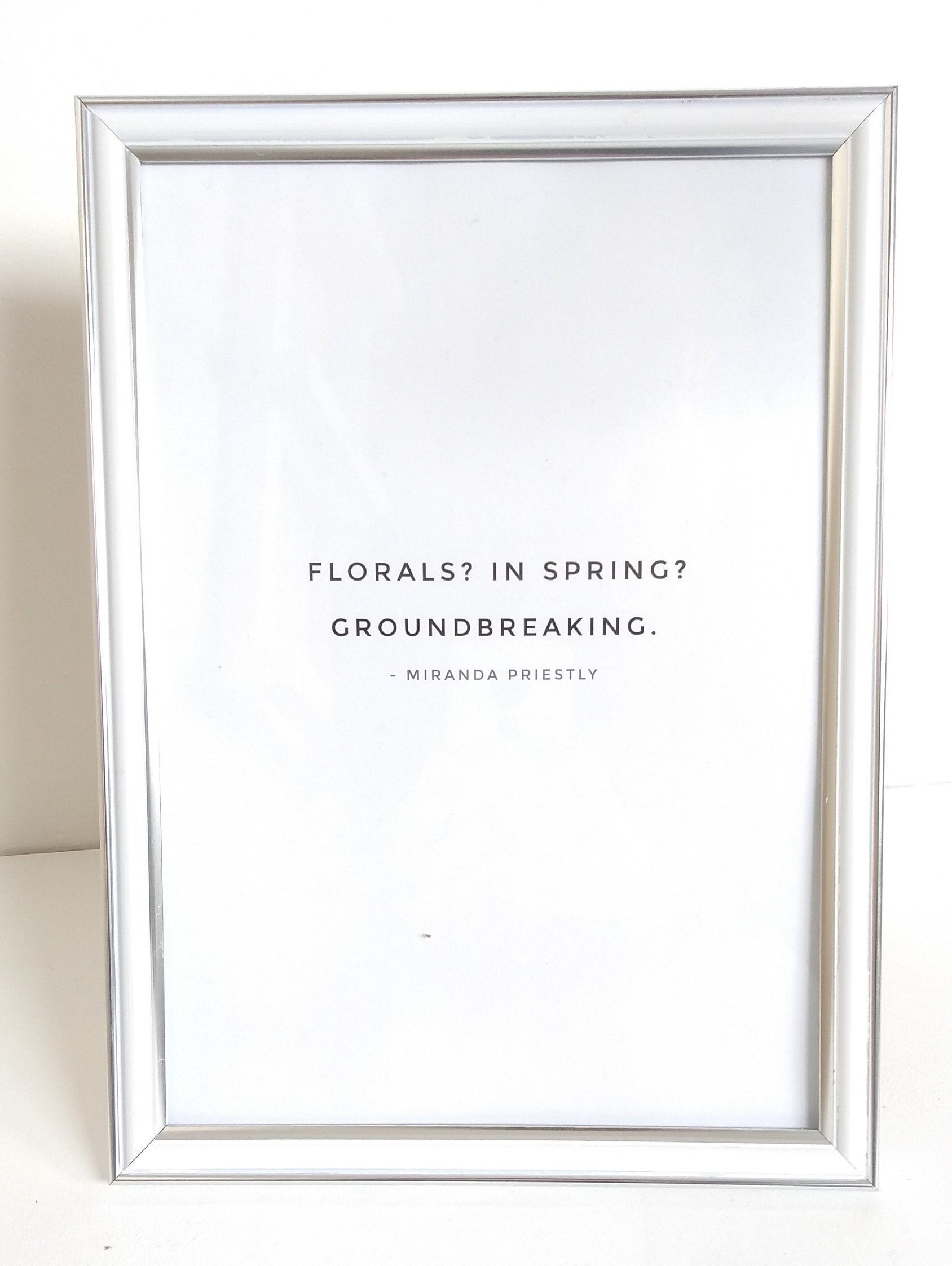Devil Wears Prada Print Florals In Spring Groundbreaking Etsy