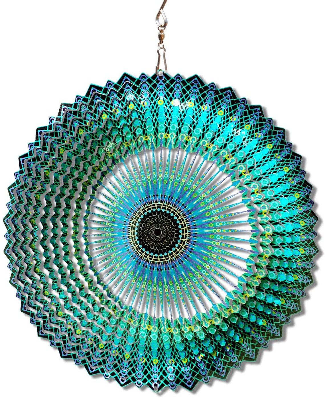 Starry Sky Mandala Wind Spinner 12 3D Stainless Steel Etsy