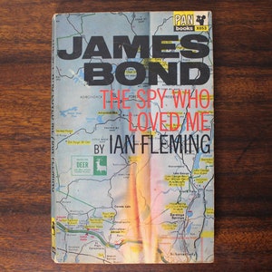 James Bond: The Spy Who Loved Me by Ian Fleming - Vintage 1968 Pan Books Edition, Second Printing - Retro 60s Paperback