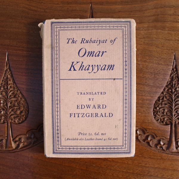 The Rubaiyat of Omar Khayyam, trans. Edward Fitzgerald - Vintage 1945 Miniature Hardback Edition - The Richards / Chiswick Press, London