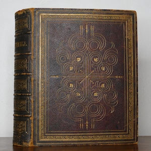 1838 Oxford Folio King James Bible – University Press – volledig verguld kalfsleer – apocriefe boeken – Williams Family Herkomst