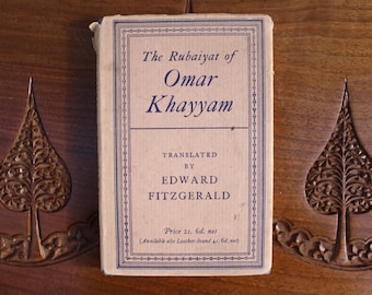 El Rubaiyat de Omar Khayyam, trad. Edward Fitzgerald - Edición en tapa dura en miniatura de 1945 - The Richards / Chiswick Press, Londres