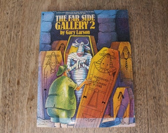 The Far Side Gallery 2 by Gary Larson, with Foreword by Stephen King - 1991, Futura Books, London & Sydney - Vintage '90s Comedy Paperback