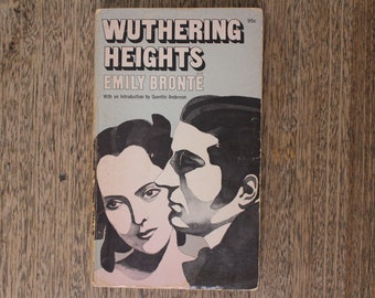 Wuthering Heights by Emily Bronte - Vintage 1966 Paperback Edition - Collier / Macmillan, New York / London
