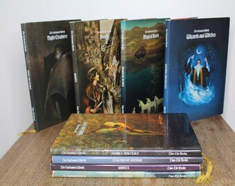 The Enchanted World, Time-Life Books - Set of 8 Hardback Volumes - Magical Beasts, Fairies & Elves, Wizards and Witches, Etc. - Vintage &#39;80s