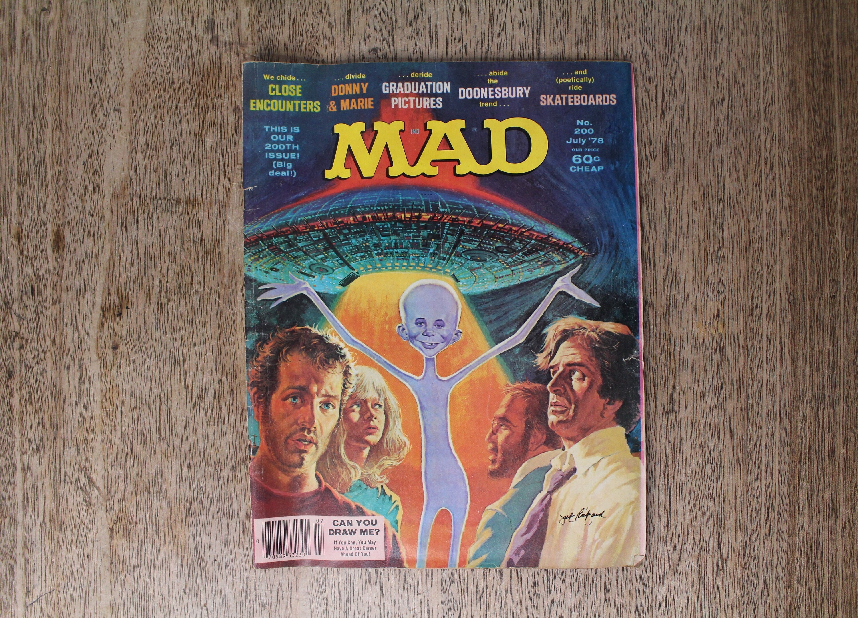 70's ヴィンテージ　ポスター　MAD magazine アルフレッド　乱交 December-1970-Mad-Magazine-'