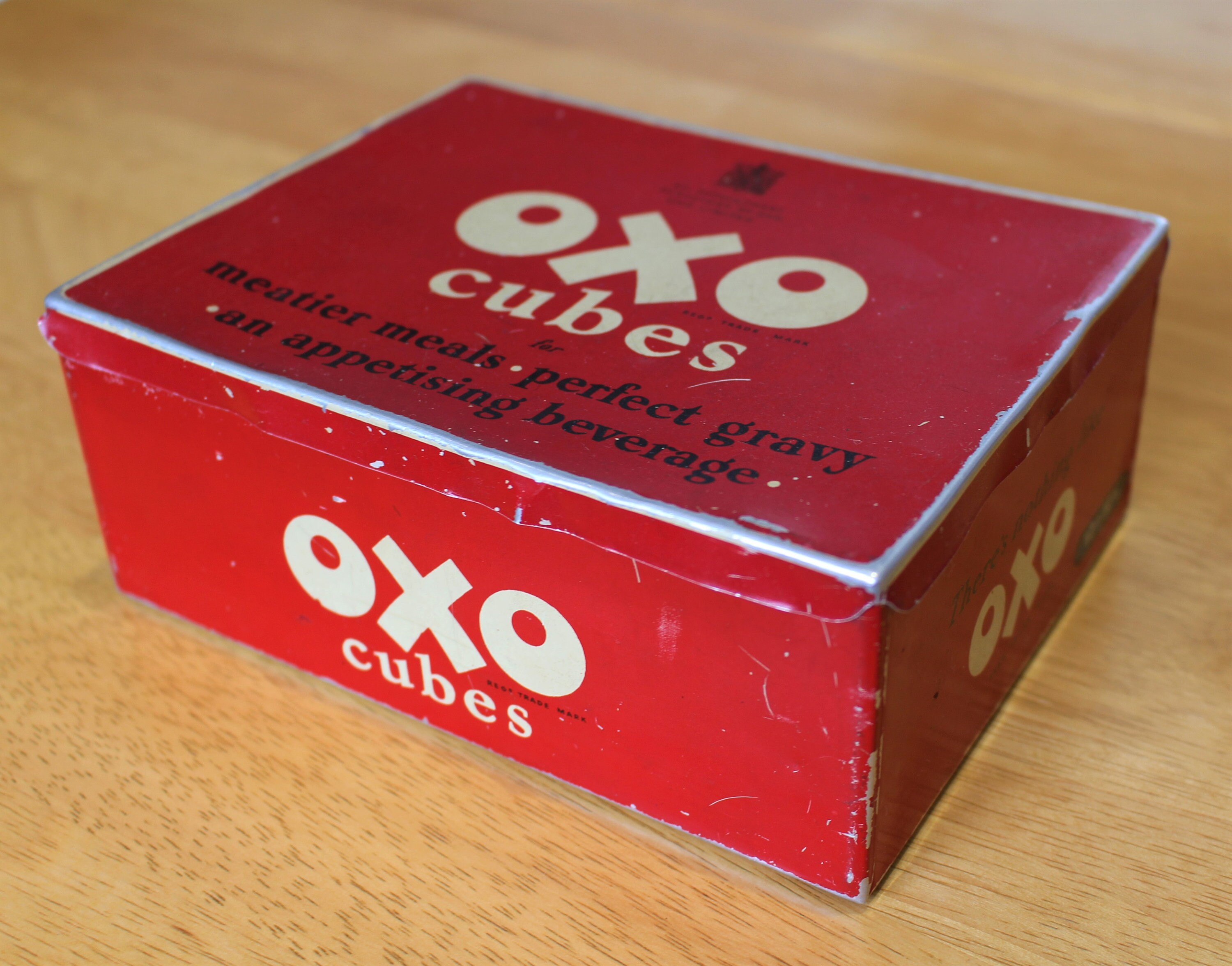 Vintage 1950s Oxo Cubes Tin Retro British Kitchenalia / Etsy