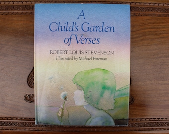 A Child's Garden of Verses von Robert Louis Stevenson - 1985 Book Club Associates (BCA) Hardcover Edition - Illustriert von Michael Foreman