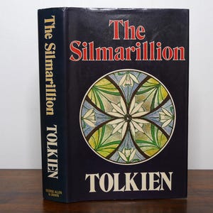 The Silmarillion by J.R.R. Tolkien - First Edition, Second Impression - George Allen & Unwin, 1977 - Vintage Hardcover with Dust Jacket