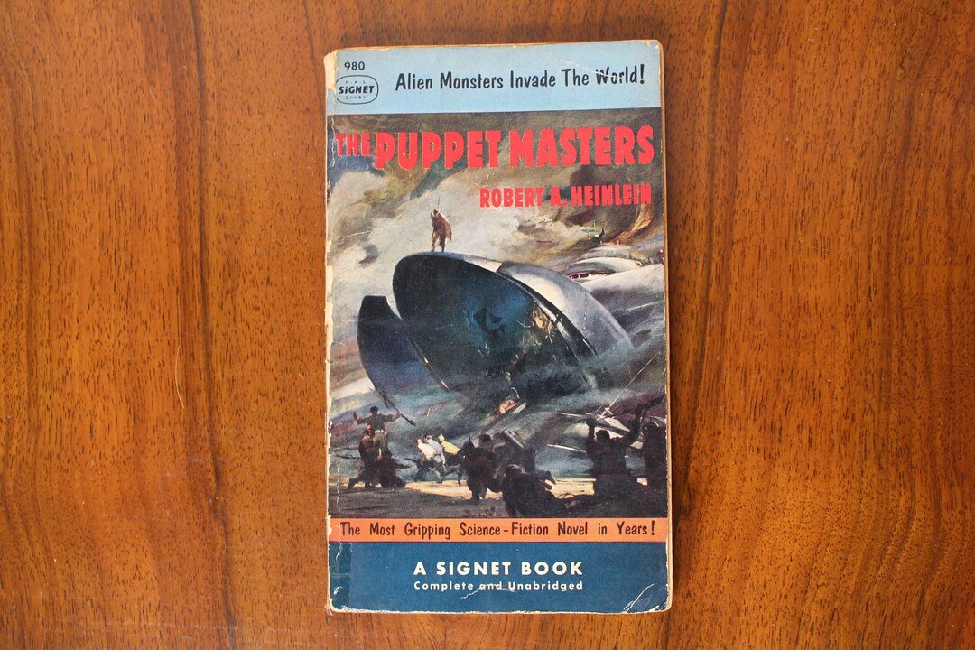 The Puppet Masters by Robert Heinlein - First Edition, Signet Books ...