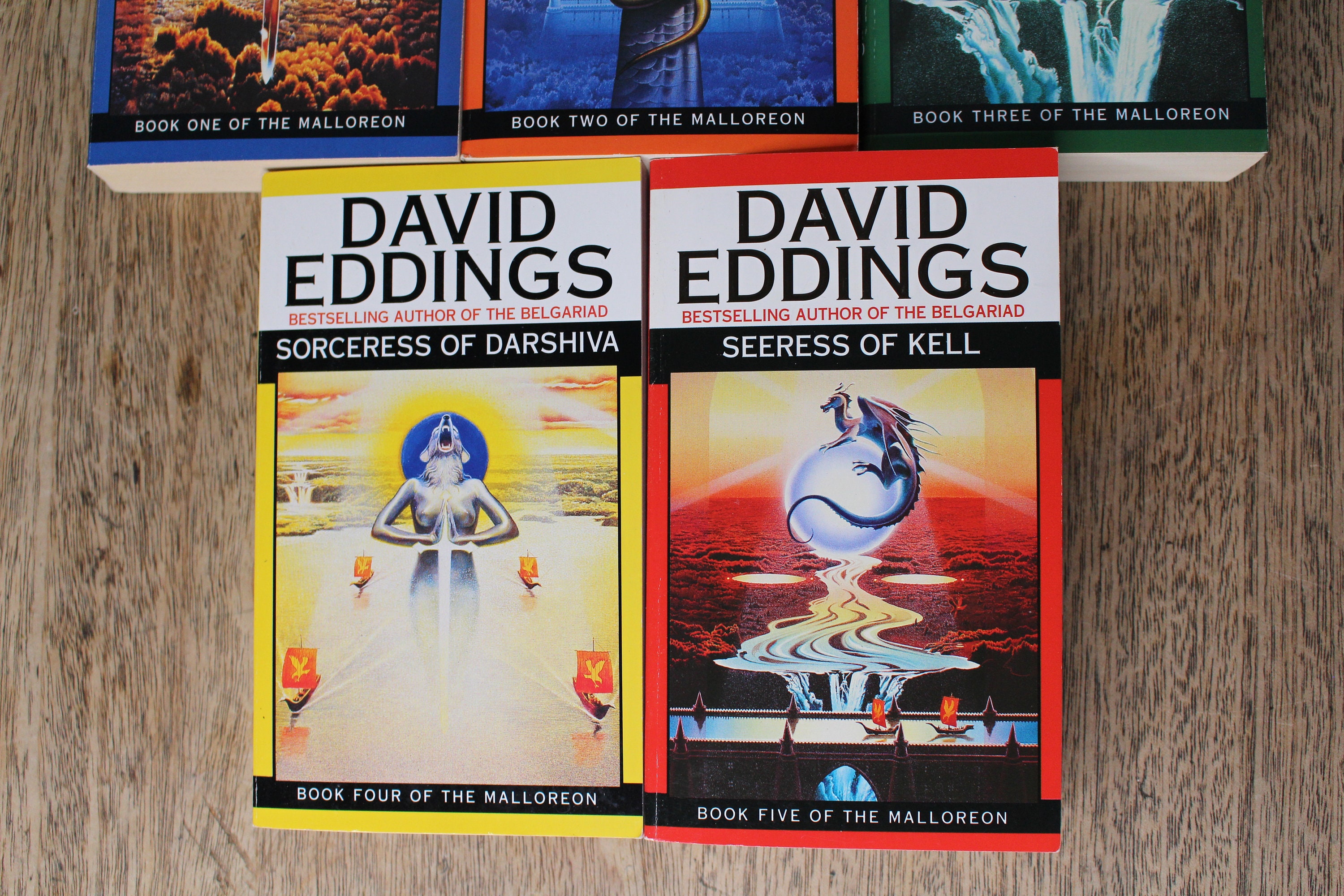The Malloreon by David Eddings Books 1 5 Vintage 1990s Etsy