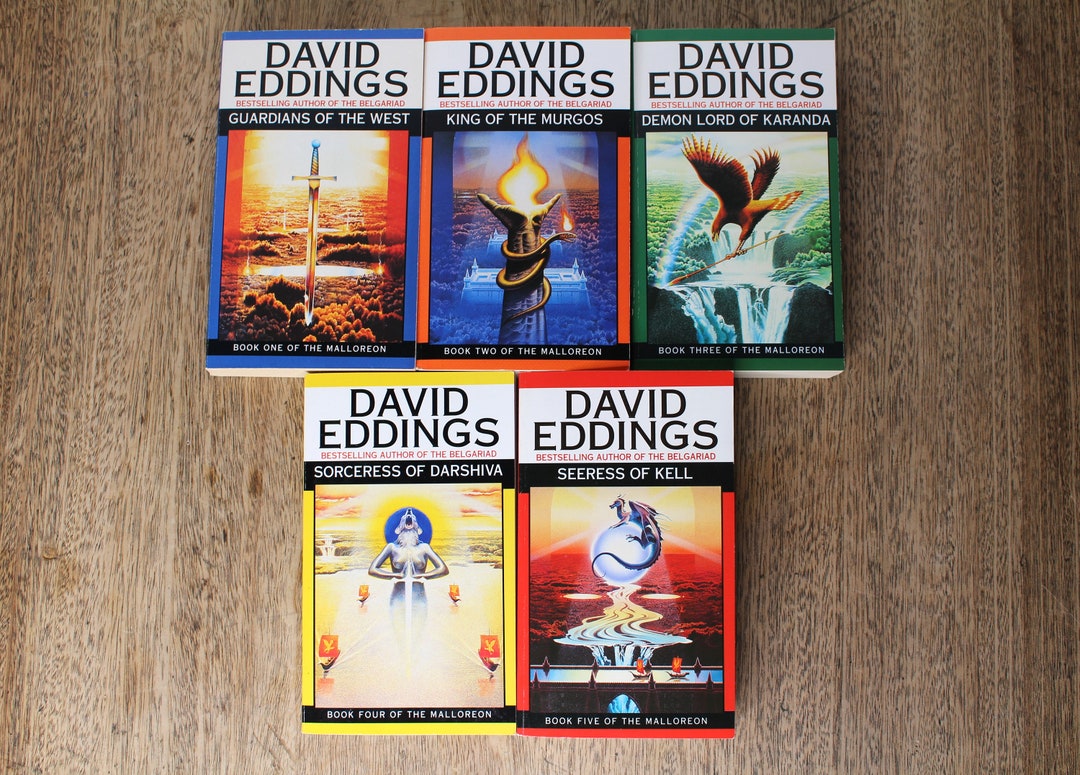 The Malloreon by David Eddings Books 1 5 Vintage 1990s Etsy