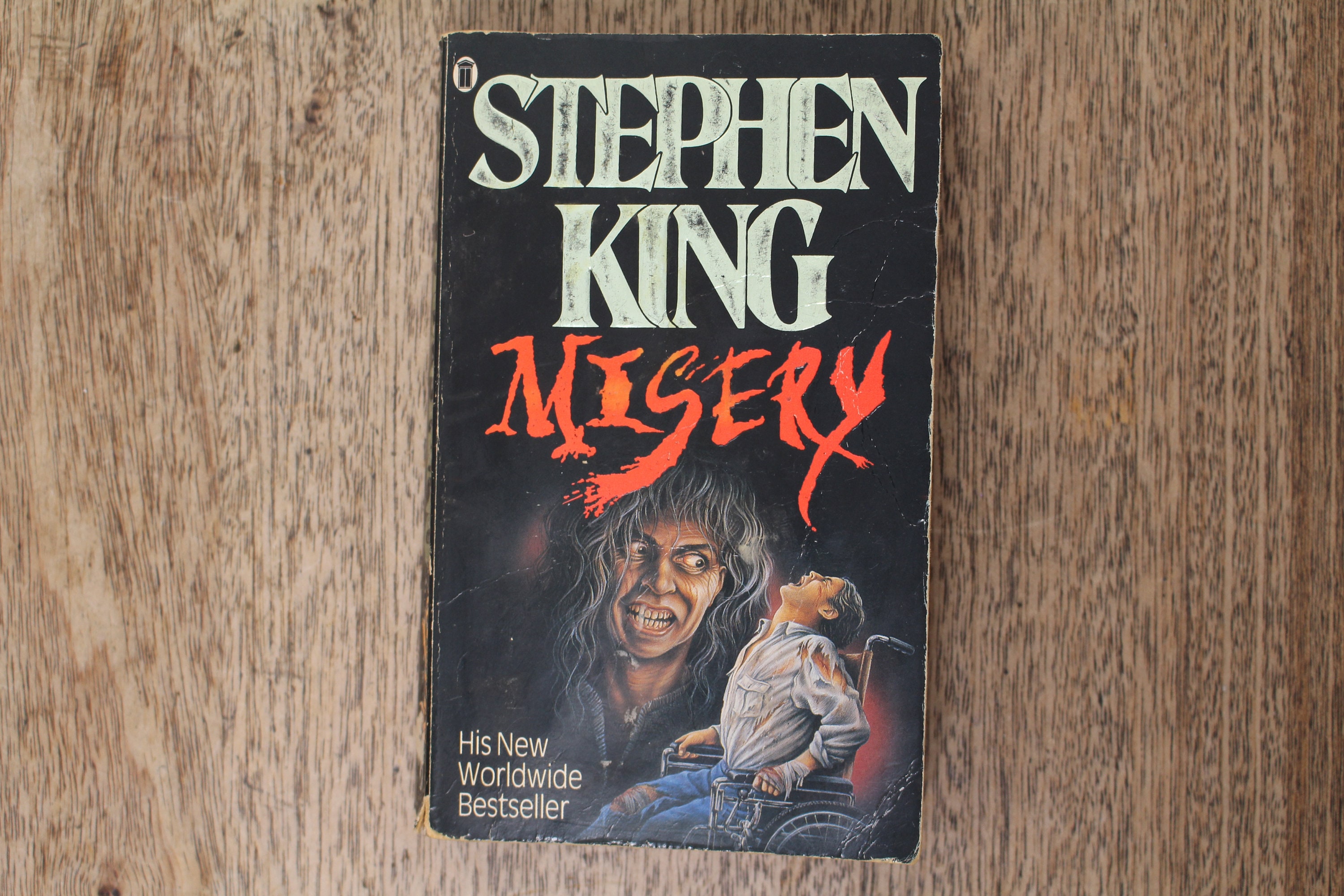 Misery by Stephen King - New English Library (NEL) Edition, 1988 - Early UK Printing, Paperback, Vintage