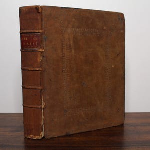 1766 Leben Christi von Rev. John Fleetwood - J. Kochen, Shakespear&#39;s Kopf - Großer Ledereinband - Antike christliche Theologie des 18.Jhs