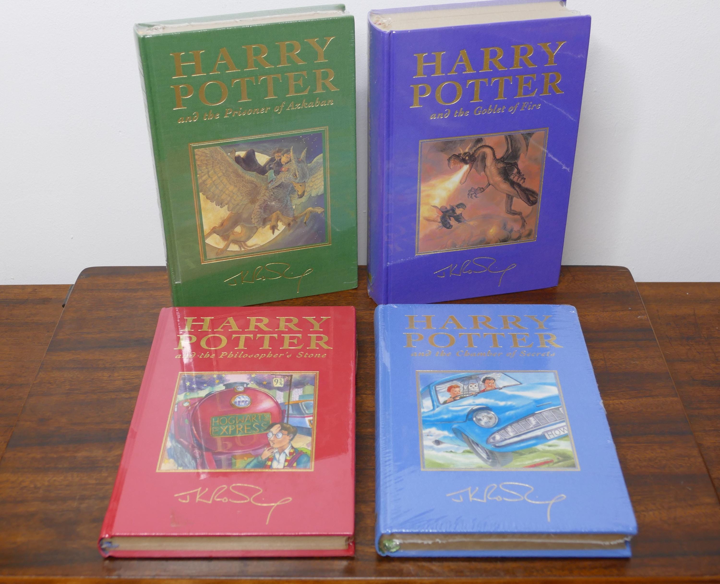 Sealed DELUXE EDITION Harry Potter Complete Set, Books 1-7 - UK