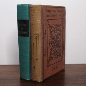 Notes on the Book of Deuteronomy by Charles H. Macintosh, Vols. I & II - Victorian Christian Hebrew Bible Studies Hardbacks, Old Testament