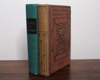 Notes on the Book of Deuteronomy by Charles H. Macintosh, Vols. I & II - Victorian Christian Hebrew Bible Studies Hardbacks, Old Testament