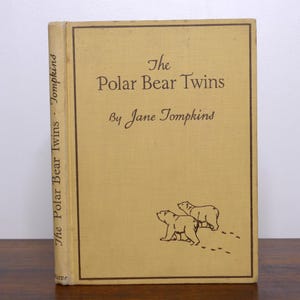 The Polar Bear Twins by Jane Tompkins, Illustrated by Kurt Wiese - Frederick Warne & Co, London, c. 1948 - Vintage Hardback Children&#39;s Book