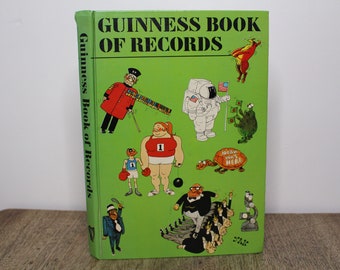 Guinness-Buch der Rekorde 1974 – Vintage 70er-Jahre-Hardcover – Twenty First Edition Retro-Hardback